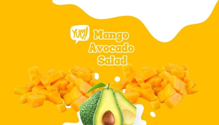 Mango Avocado Salad - Tridosha balancing